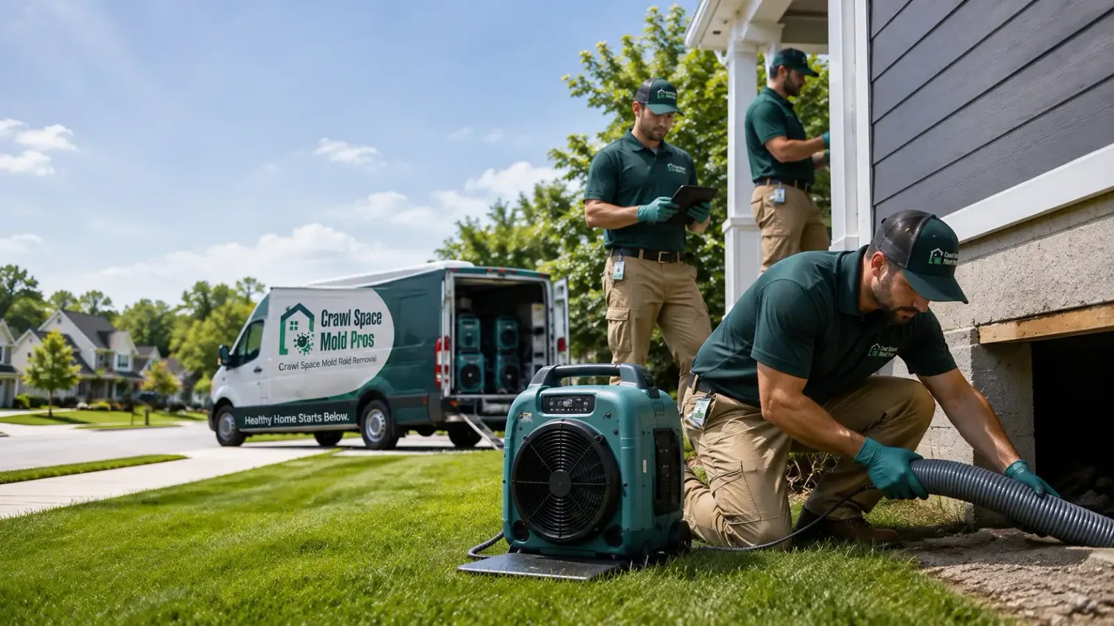 Crawl Space Mold Removal in Grand River, OH